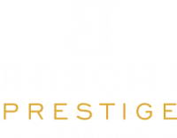 Création logotype et identité visuelle Boschi Immobilier Prestige logo