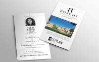 Création logotype et identité visuelle Boschi Immobilier Prestige CDV